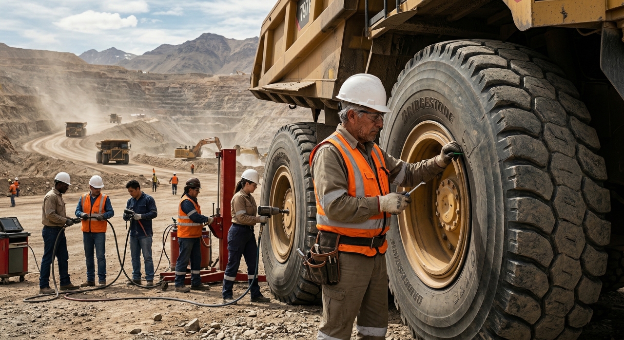 Guía Técnica de Neumáticos OTR: Gestión, Rendimiento y Seguridad en la Operación Minera