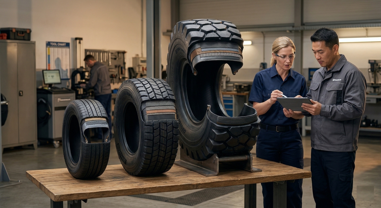 ¿Qué significan las siglas PCR, TBR y OTR en neumáticos?