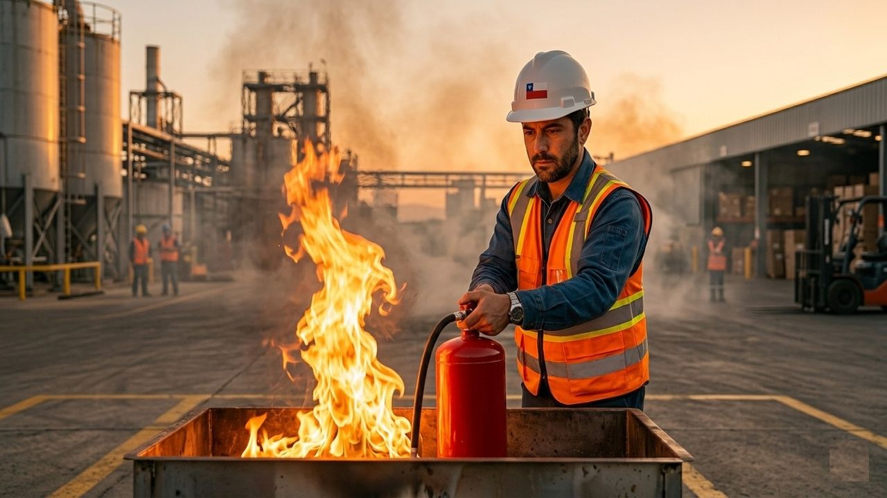 Curso de Manejo de Extintores en Chile: guía completa para prevenir y controlar incendios en el trabajo