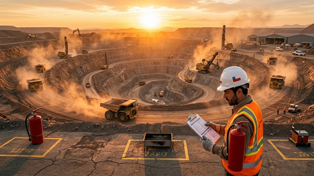 Seguridad contra incendios en la minería chilena: qué exigen las faenas y cómo prepararte para cumplirlo