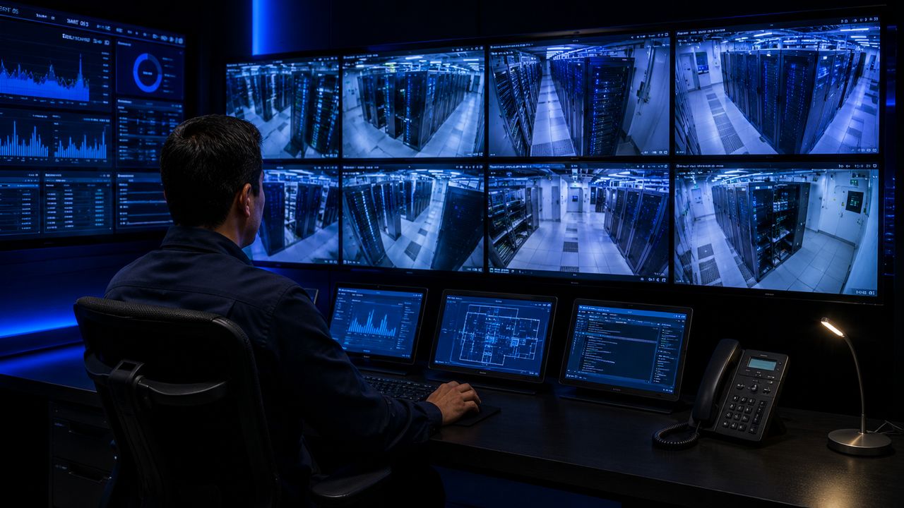 Curso CCTV para trabajar en data centers: videovigilancia en infraestructura crítica