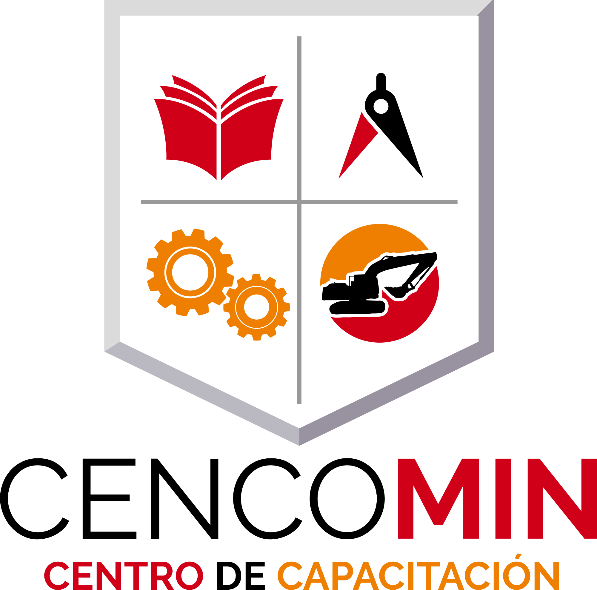 Logo Centro de Capacitación Minera. Cencomin