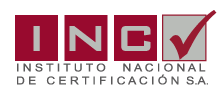 Logo INSTITUTO NACIONAL DE CERTIFICACION