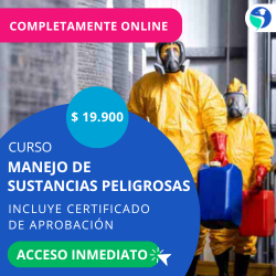 publicidad Curso Manejo de Sustancias Peligrosas