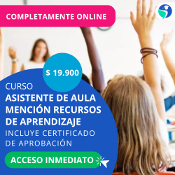 publicidad Curso Asistente de Aula Mención Recursos de Aprendizaje