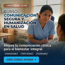 publicidad Curso de Comunicación Segura y Humanización en Salud